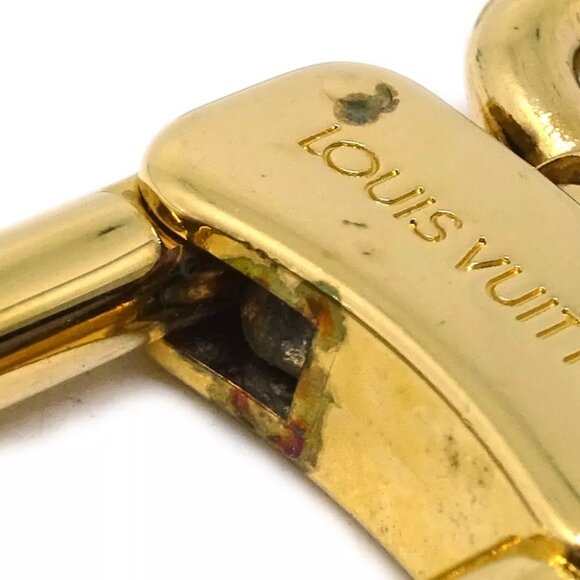 Louis Vuitton Anokre Bag Charm Key Holder Gold M62694 Small Good 134058 - Picture 3 of 4